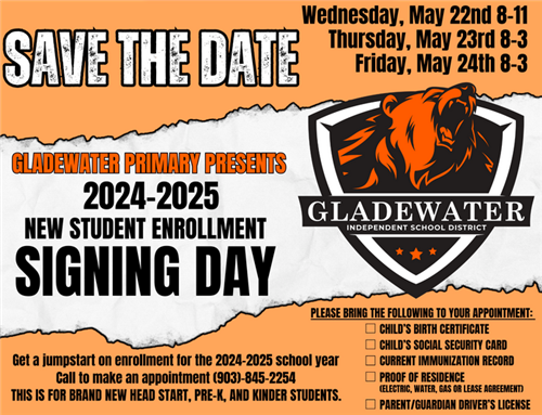  GPS New Student Enrollment SIgning Day